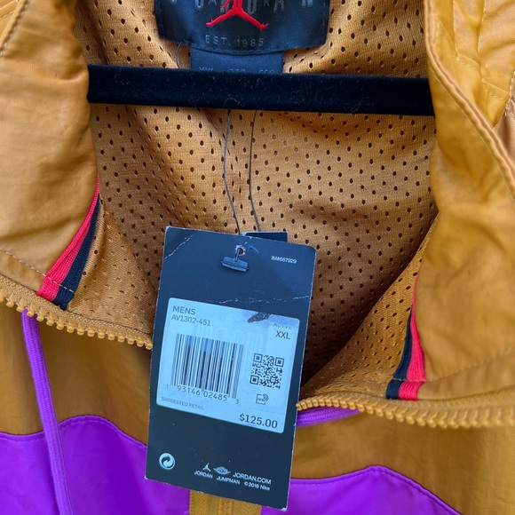 Nike Men’s Air Jordan Wings Silky Athletic Joggers Parachute Jacket Coat XXL H - Picture 7 of 9